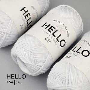Пряжа HELLO Cotton 154 (25 грам)